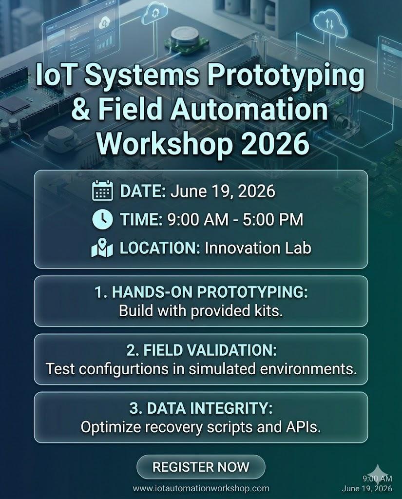 IoT Systems Prototyping & Field Automation Workshop 2026 Highlights